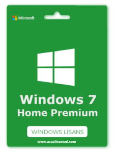 Windows 7 Home Premium Lisans Anahtarı