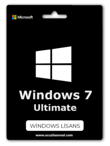 Windows 7 Ultimate Lisans Anahtarı